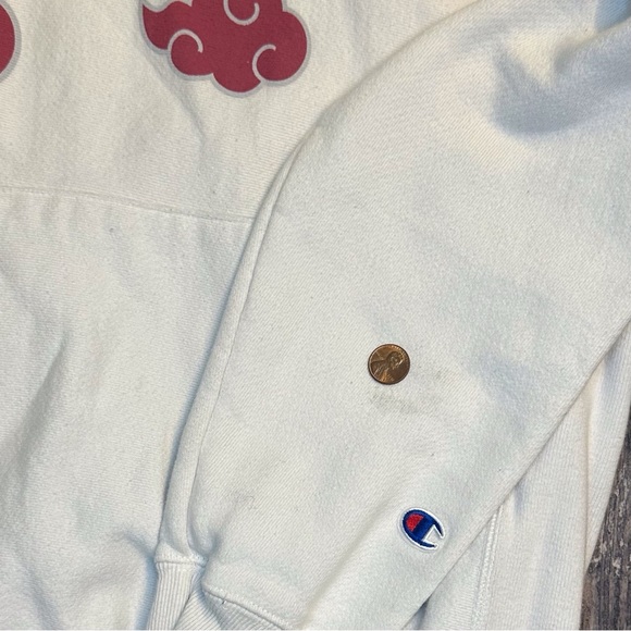 Naruto x Champion white pullover hoodie reverse weave anime men’s medium‎ - Picture 4 of 9